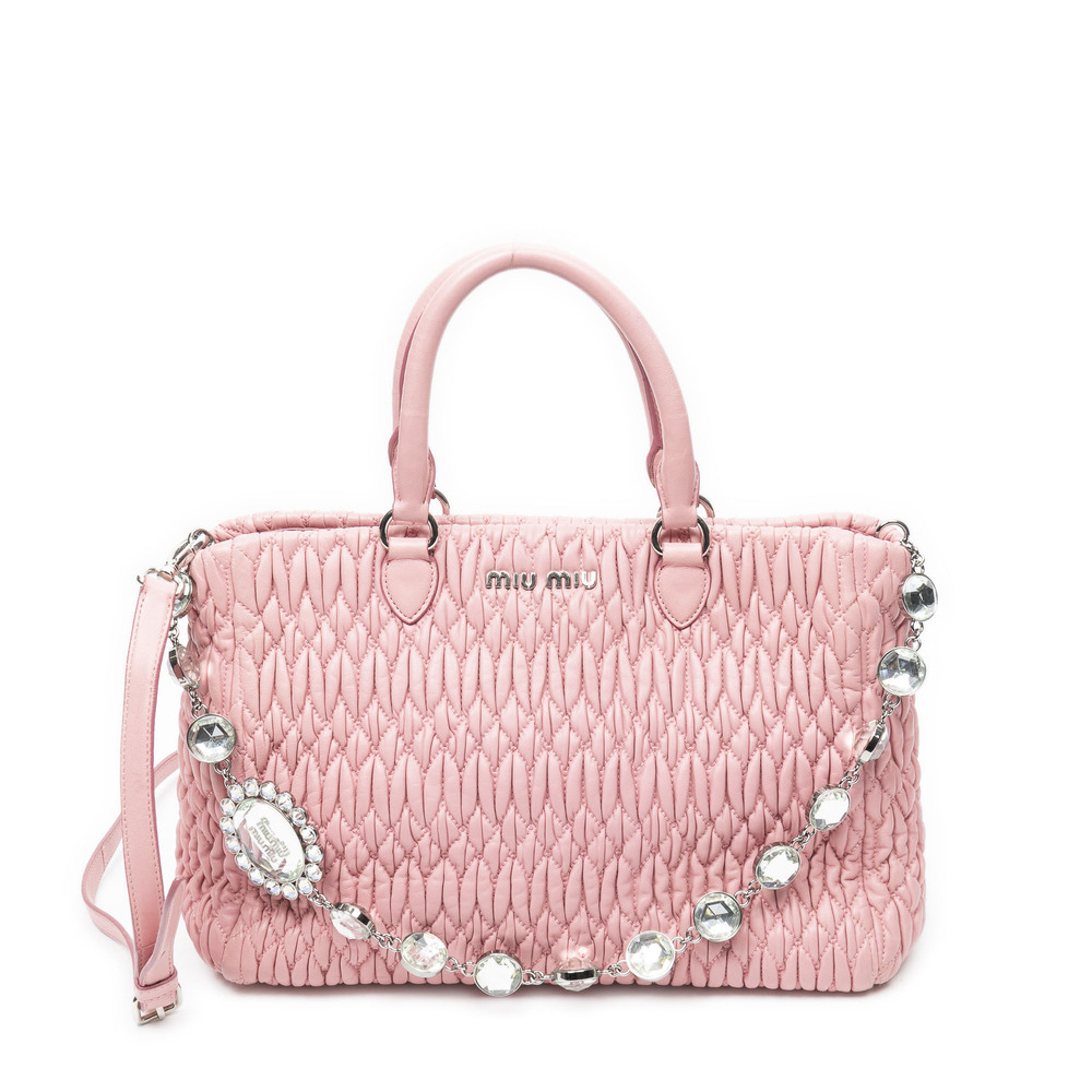 Miu Miu Square Crystal Tote